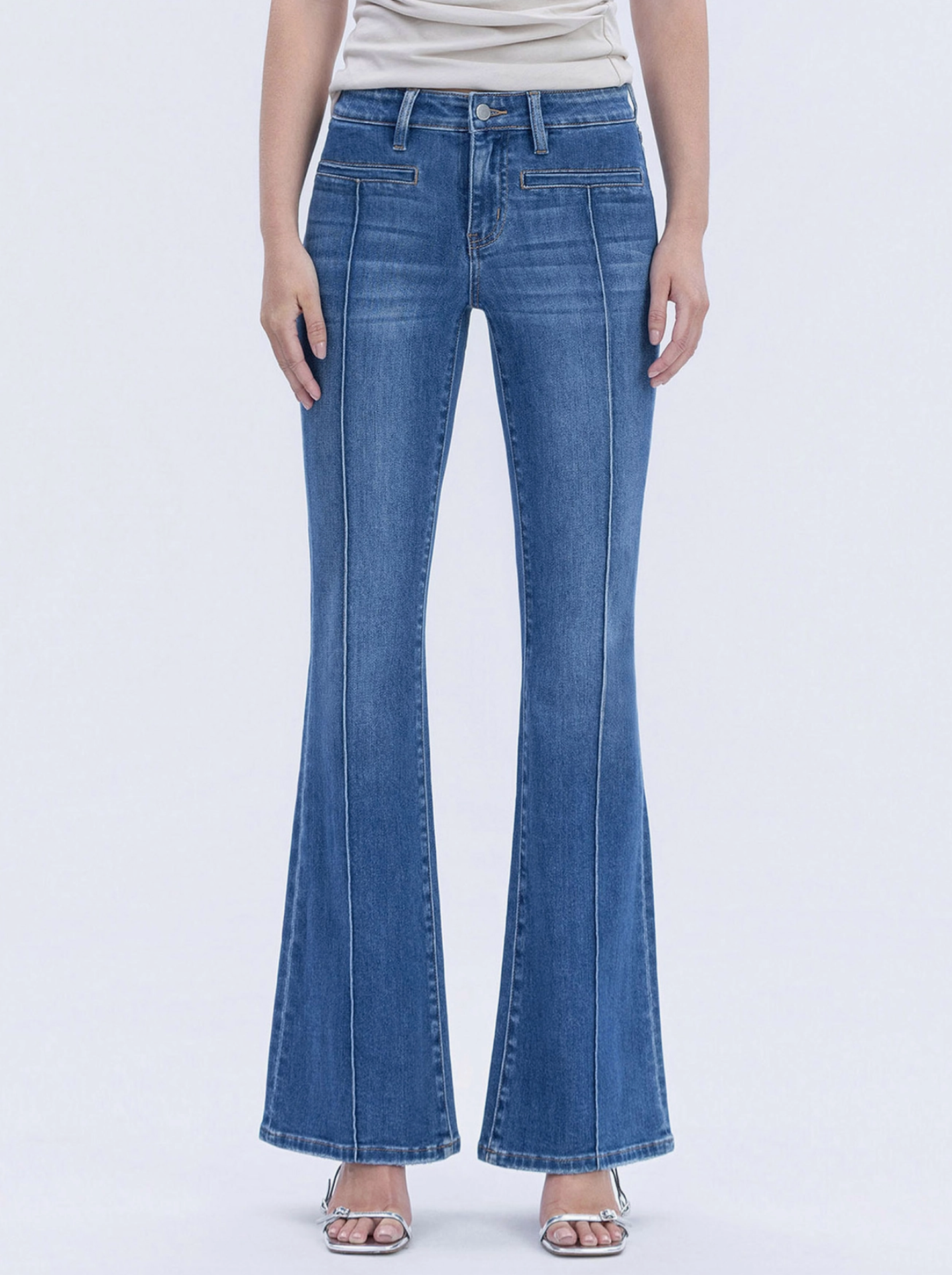 Dalia Pin Tuck Flare