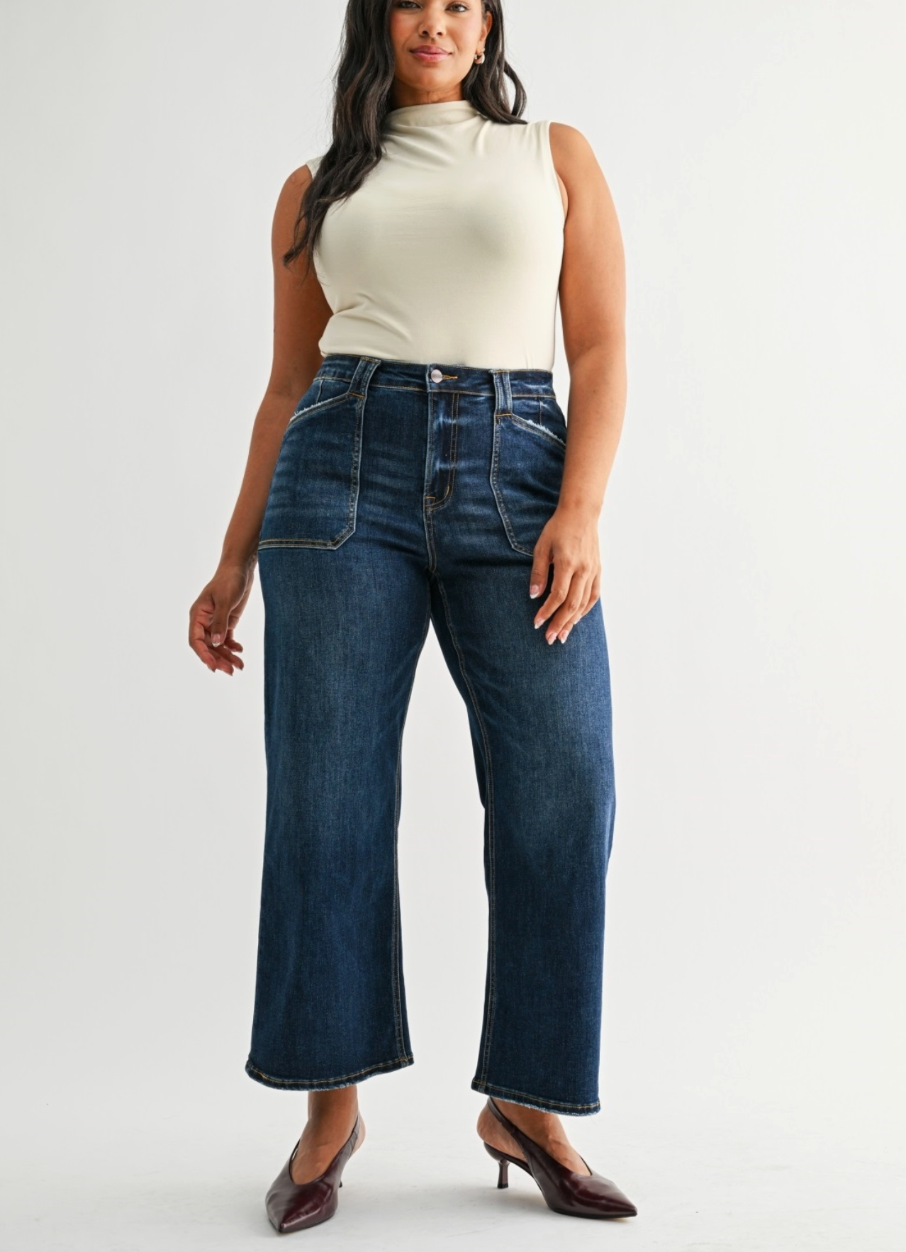 Nona PLUS Wide Leg Jeans