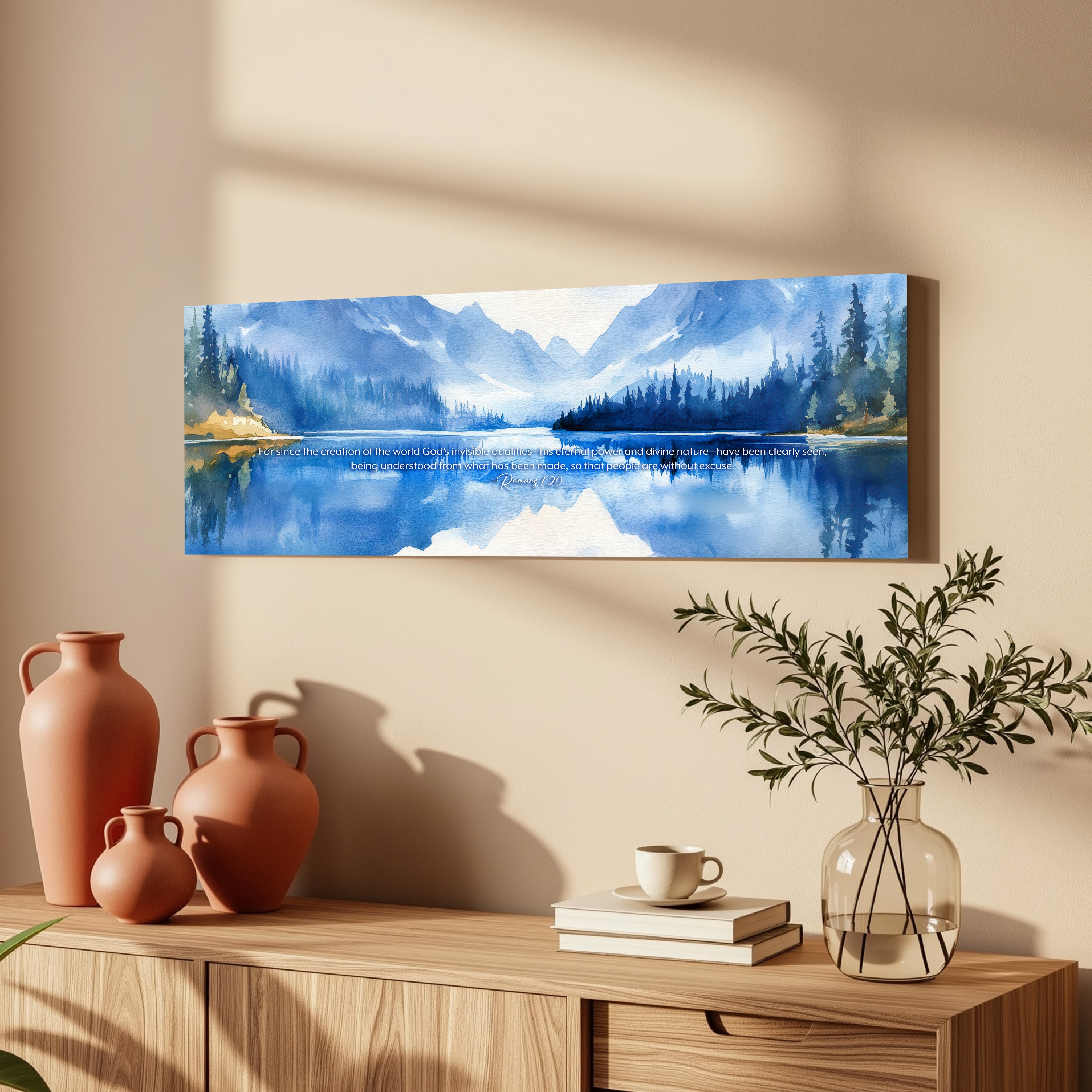 Romans 1:20 - Without Excuse Canvas Wrap